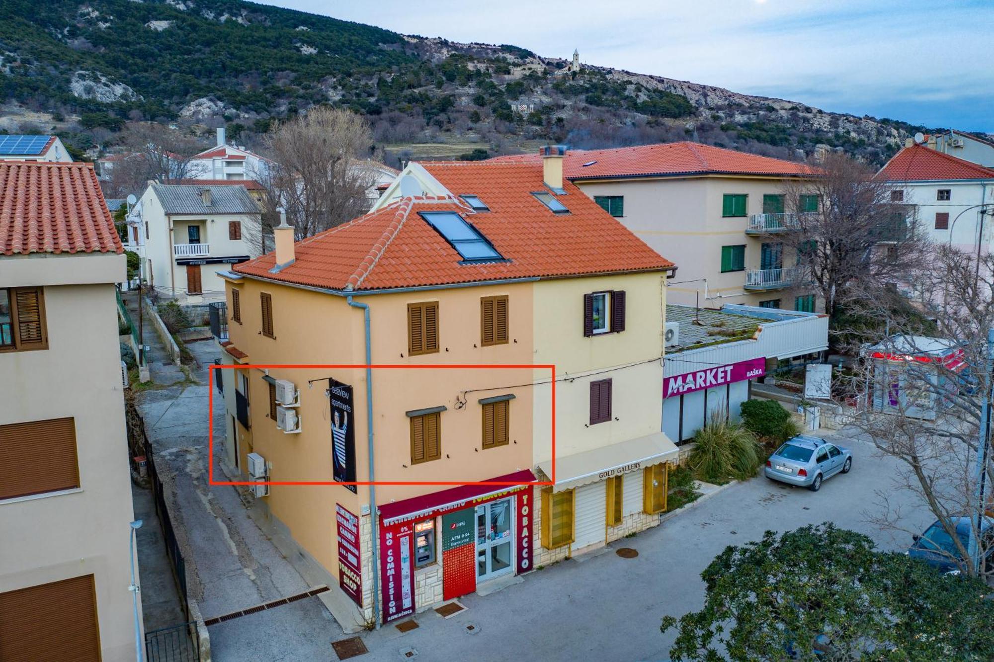 Seaview Apartments Baska Baška Quarto foto