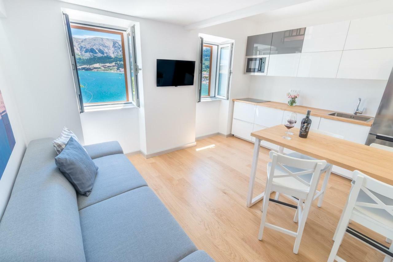 Seaview Apartments Baska Baška Exterior foto